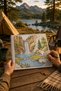 Outdoor Life Adult Coloring Book – Camping, Nature, Rv, and Outdoor Adventure Themed 35 Visual Images 20X20 - 2