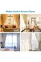 Magnetic Curtain Tiebacks 1 Pair Curtain Straps Strong Magnetic Curtain Holder Buckle hooks for Home Sheer Blackout Drapes Blind Curtains Decorations Accessories سِتَارَة - 6