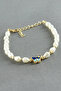 Butterfly Oval Pearl Bracelet