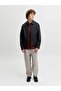 سترة رجالية سوداء من Jjteo Worker Jacket Sn - 2