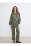 Lcw Modest Khaki Hakim Collar Belted Women's Shirt Tunic - 2