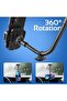 Gooseneck Universal 360° Car Phone Mount – Windshield & Dashboard Holder with Strong Suction - 5