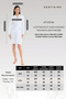 Athena Kimono Women's Mini Bathrobe - White - Ribbed 100% Cotton - 3