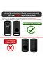 Yamaha 2021-2025 Model Xmax 250 300 400 Tech Max 2025 Nmax Key Case Cover Black Silver - 2