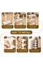 Adjustable 6-Tier Vertical Shoe Rack, Space-Saving Compact Shoe Organizer for Closet, Entryway and B - 5