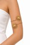 Azure Bloom Blue Enamel Special Design Pazu Bracelet Gold Detail Pazu Bracelet - 4