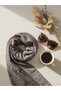Brown Paisley Patterned Women's Shawl Ethnic Pattern Daily Use Elegant Shawl - 5