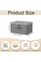 Lockable Storage Box, Collapsible Fabric Storage Box with Lid and Combination Lock, Stackable - 7
