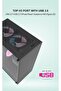 DK100 M-ATX/ATX Gaming PC Case, 120mm Fans,Tempered Glass,7 Expansion Slots, 2 SSD, Black - 8