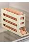 The 3-layer egg rack storage box with a sloping automatic rolling egg storage box is suitable for refrigerators