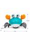 Kids Induction Electric Crab Toy with Automatic Obstacle Avoidance, Interactive Crawling Moving Crab, Fun Chase & Catch Sensory Activity Toy for Boys & Girls Ages 3+ - 4