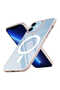 iPhone 12 Case Magsafe Transparent Back Face Camera Raised Silicone - 4