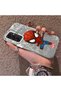 Samsung Galaxy A16 Compatible Spider Man Patterned Silicone Edge Hard Back Case Couple Phone Case - 2