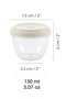2-Piece Food Container Set - Mother Baby Milk Food Storage Container with Leak-Proof Lid 150ml Food Spoon Gift - 7