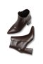 Larissa Vita Women's Pointed Toe Heeled Boots 0012651 Brown Skin - 6