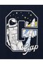 Gap Baby Boy Long Sleeve Logo Printed T-Shirt 0-6 Years Dark Blue - 2