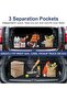 Cargo Net Trunk Bed Organizer, Double Layer Elastic Grid Storage, Universal Fit for SUV and V - 4