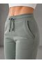 Women's Premium Quality Two-Yarn Shardooned High Waist Belted Track Pants with Pocket Detail - 5
