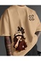 Men's Black Oversize T-Shirt – Quiet Print, Modern Street Style