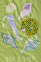 Green Sea Lover Sea Shell and Fish Patterned 70X150 Beach Towel - Digital Printed Fade-Resistant Bath Towel - 2