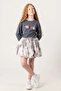 Girl's Tie-Dye Pattern Balloon Skirt City Style 2612