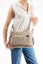 Multi-Pocket Women's Messenger Bag - Fabric Crossbody Bag - 2