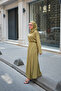 Women's Shawl Combed Cotton Suit Oil Green - 4