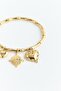 Love Charm Bracelet Gold - 3