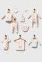 100% Organic Cotton Cute Butterfly Baby Girl Embroidered Luxury 10 Piece Hospital Discharge Set