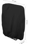 Garden Chair Covers - 2-Pack Lounge 110x71x34 cm Black Provides ideal protection for your furniture - 5