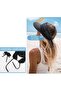Sun hat 10cm brim 56-58cm open-top ponytail UV. - 5