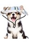 Dog Sun Hat - Adjustable Baseball Cap with Ear Holes Pet Summer UV Protection, Suitable for Cats and Dogs Large Size, White Blue L - 5