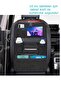 Lux Linen Series Linen & Leather Seat Back Organizer In-Car Organizer Black - 4