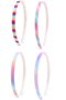 Headbands 4pc 13x14x1cm sequined non-slip women's. - 5