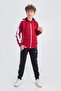 Boy's Scuba Potential Thick Striped Hooded Diving Fabric Tracksuit Set Esf7026