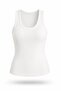 Ecru U-Neck Ribbed Undershirt 0009