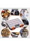 Tool box 34 compartments 32x27x8cm parts organizer. - 3