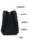 School Backpack Waterproof Book Bag with Compartments and Doll Pendant for Kids, ( BLACK ) Model-scp0023-17" - 3