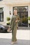 Asymmetrical Cut Tunic Stylish Design Trouser Suit Outfit - 4
