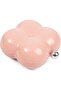 Mini travel jewelry box cloud pink transparent car decor.