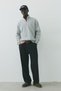 Tailored fit geniş paça pantolon