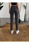 Julia Milano Mom Jeans Black Snow Wash Casual Wear Comfortable Boyfriend Smoked Women's Pants New Season(2026) - 3