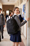 Ct-8640 Black Unisex Backpack School Sports Travel Daily Use Multi-Compartment Large Volume Bag