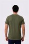 3-Pack Organic Cotton Men's Short Sleeve Crew Neck T-Shirt (Khaki - Brown - Brick) - 8