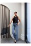 Belted Cuffed Cut-Off Orj Jeans - 2