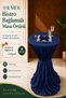 Dertsiz Tied Bistro Tablecloth - Wedding Event Organization Hotel Restaurant Cocktail Table Cover - 4