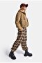 Women's Milk Coffee W6-57 Belt Length Teddy Fabric Jacket Coat - 5