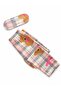 Girl's Cotton Suede Fabric Pink Plaid Teddy Bear Patterned Shirt Collar Buttoned Pajama Set - 5