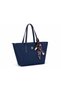Women's Shawl Detailed Shoulder Bag – Navy Blue