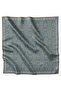 Twill Silk Scarf Petrol Green - 5